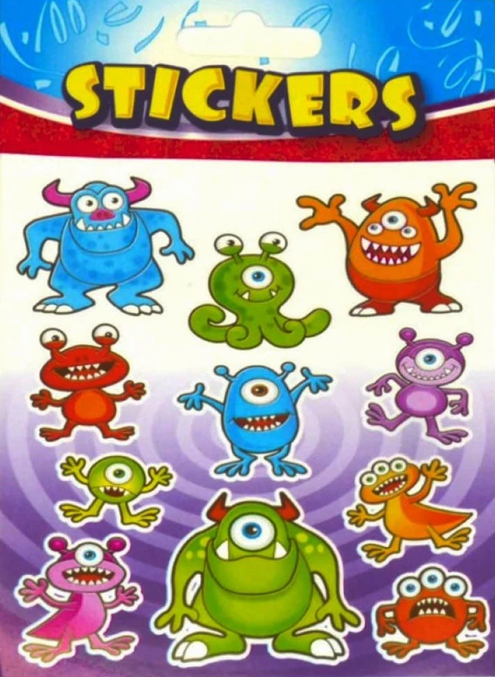 Monsters themed 12 Party Bags with Fillers