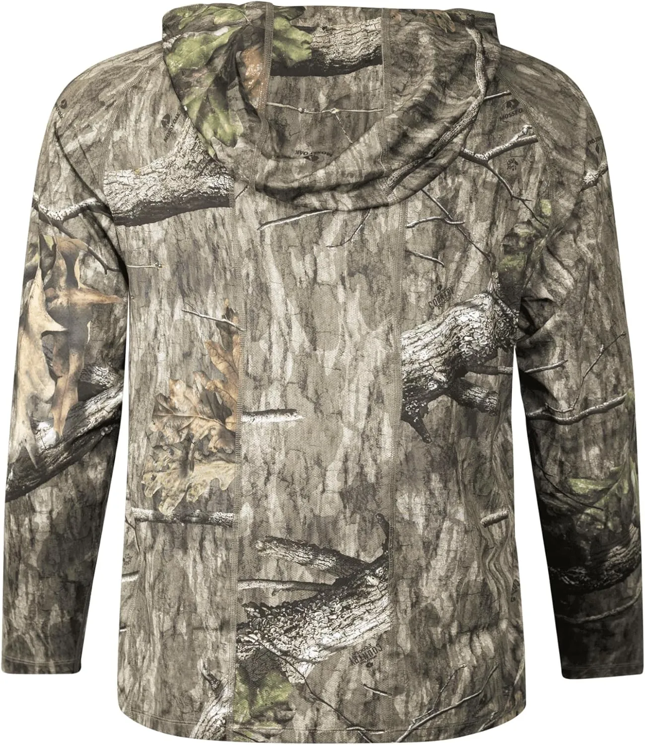 Mossy Oak Men's Camo Hoodie Lightweight Hunting Shirts