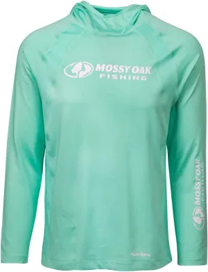Mossy Oak Men's Lightweight Sun Hoodie, Hooded Fishing Shirts