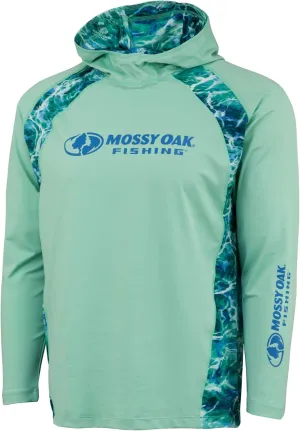 Mossy Oak Men's Lightweight Sun Hoodie, Hooded Fishing Shirts