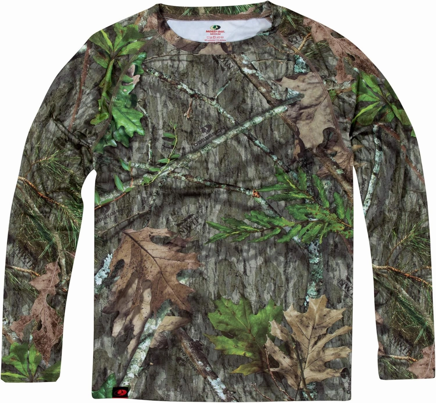 Mossy Oak Men's Hunting Shirt Camo Clothes Long Sleeve