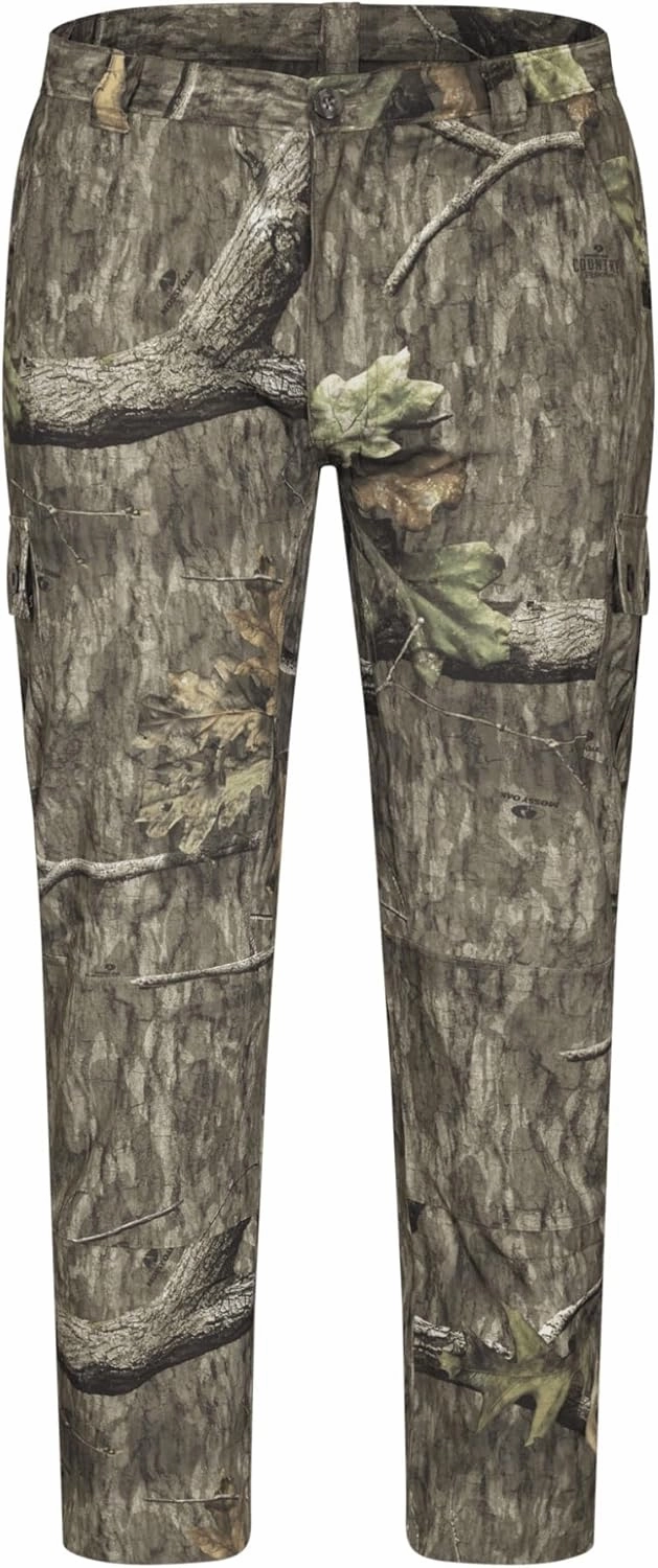 Mossy Oak Men's Lightweight Camo Hunting Pants Tibbee