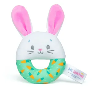 Ms. Rachel Official Hop Little Bunnies Soft Rattle Toy