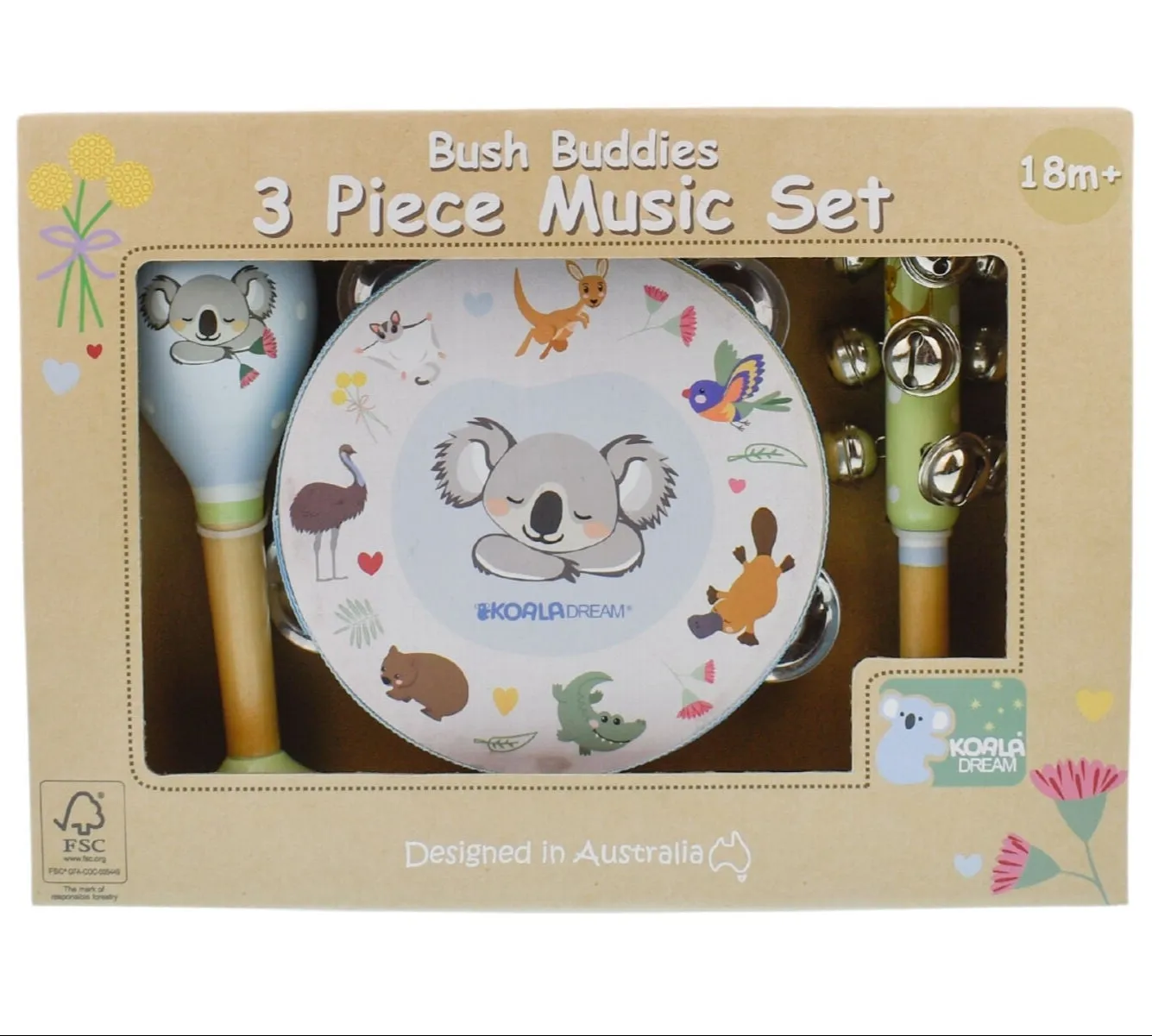 Musical Set | 3 Pieces - Australian Animals