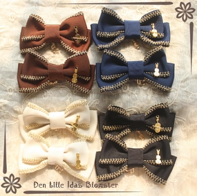 Musical Bow Hair Clip Set