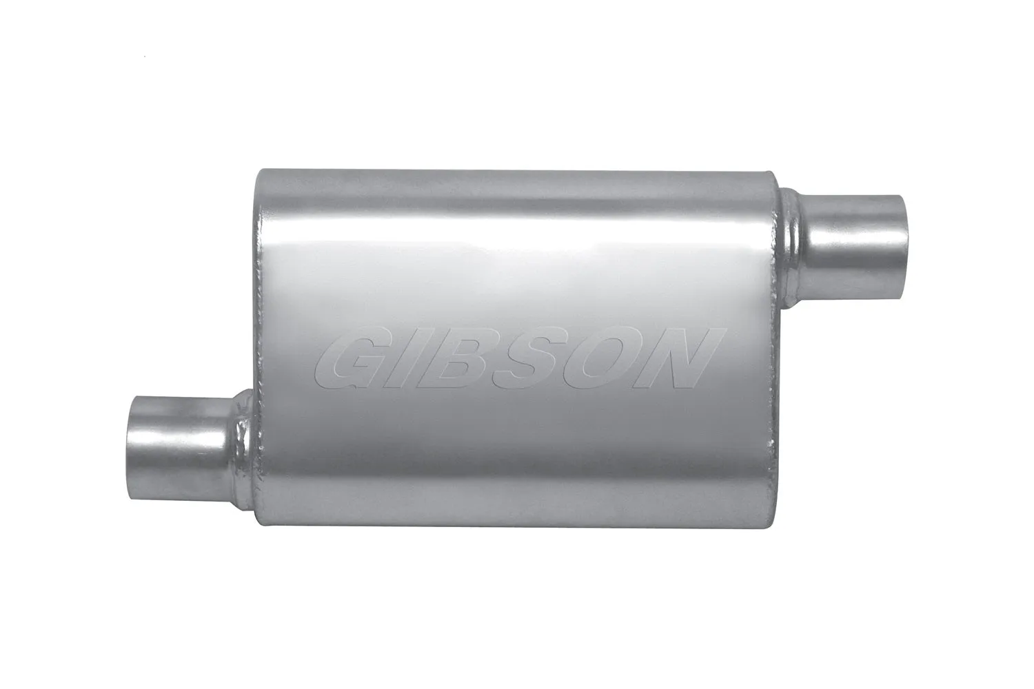 MWA Offset/Offset Oval Muffler; Stainless