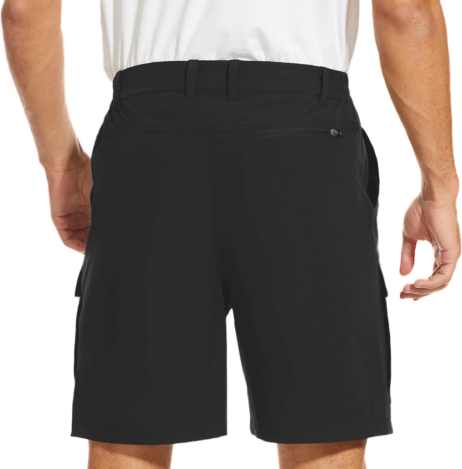 NATUVENIX Hiking Shorts for Men Stretch Lightweight Fishing Shorts Men Quick Dry Cargo Work Shorts Casual Mens Shorts Summer