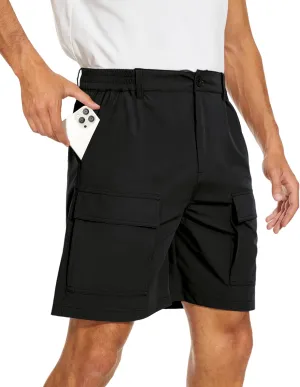 NATUVENIX Hiking Shorts for Men Stretch Lightweight Fishing Shorts Men Quick Dry Cargo Work Shorts Casual Mens Shorts Summer