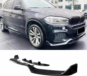 NINTE Front Lip Fits for 2014-2018 BMW X5 F15 M Sport M-Tech ABS Carbon Fiber Style Painted Front Bumper Lip Add-on Chin Spoiler Splitter Protector Factory Outlet