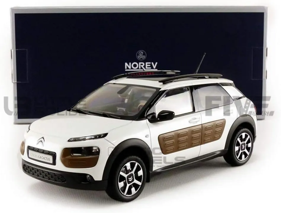 Norev 1:18 2014 Citroen C4 Cactus - Pearl White & Chocolate Airbump