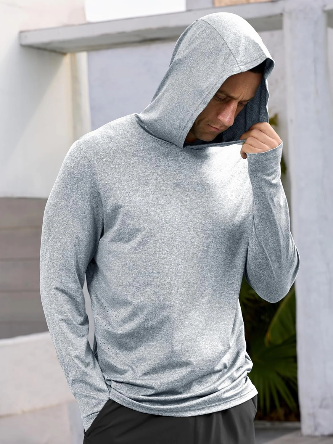 NORTHYARD Men's UPF 50  Sun Protection Hoodie Shirts Long Sleeve Fishing Swim Running UV SPF Lightweight Quick Dry Rash Guard