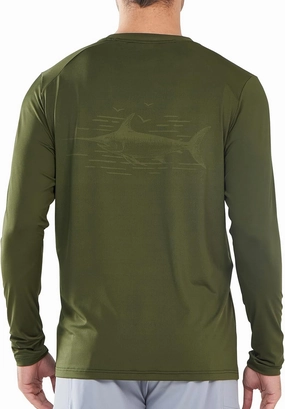 NORTHYARD Men's UPF 50  Sun Protection Shirts Long Sleeve Swim Beach Rash Guard UV Lightweight Quick Dry Fishing SPF T-Shirt