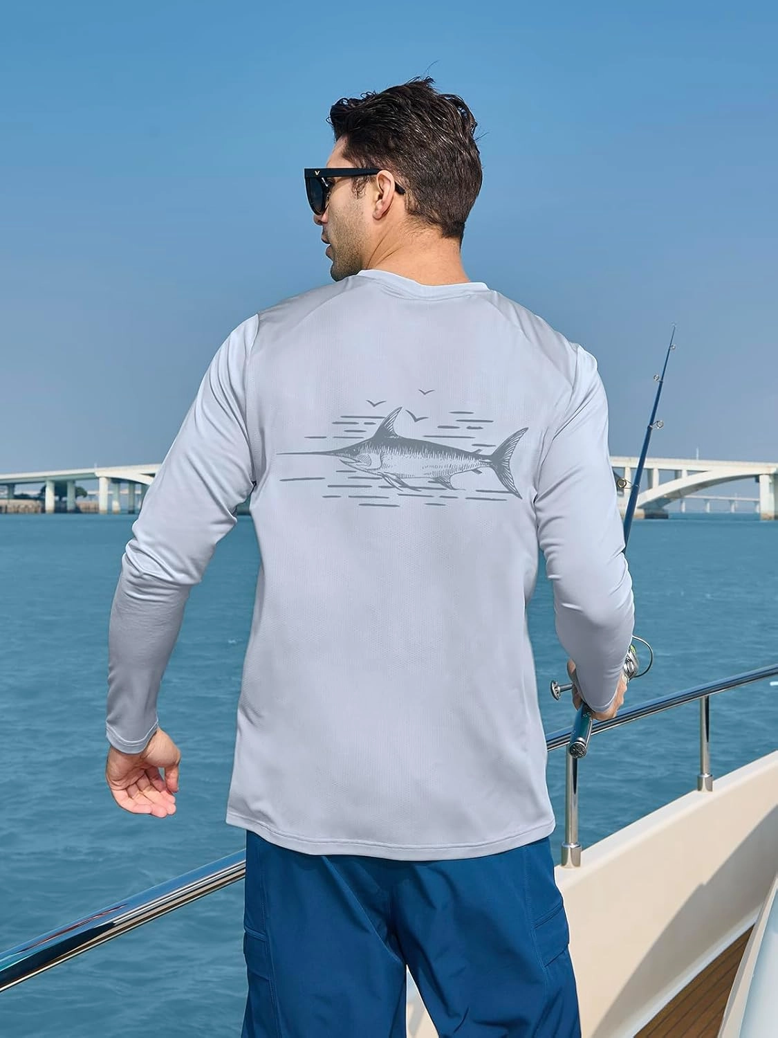 NORTHYARD Men's UPF 50  Sun Protection Shirts Long Sleeve Swim Beach Rash Guard UV Lightweight Quick Dry Fishing SPF T-Shirt