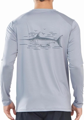 NORTHYARD Men's UPF 50  Sun Protection Shirts Long Sleeve Swim Beach Rash Guard UV Lightweight Quick Dry Fishing SPF T-Shirt