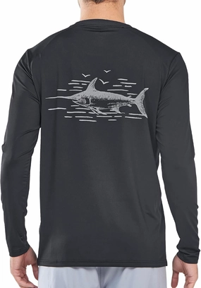 NORTHYARD Men's UPF 50  Sun Protection Shirts Long Sleeve Swim Beach Rash Guard UV Lightweight Quick Dry Fishing SPF T-Shirt