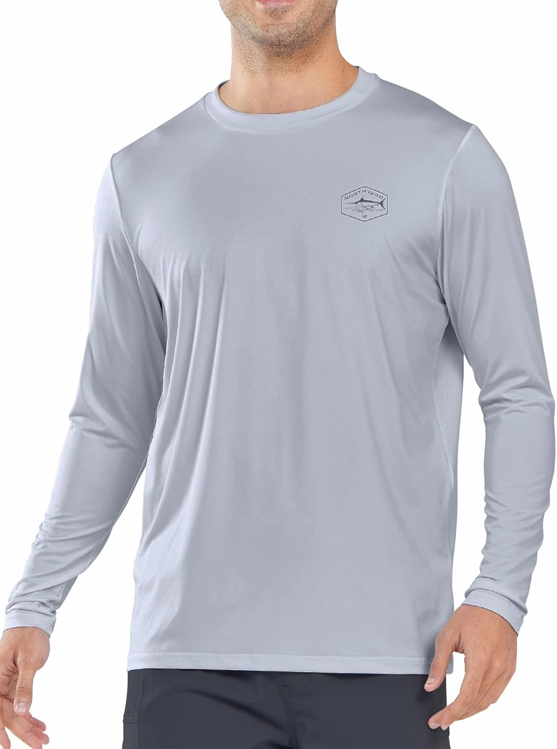 NORTHYARD Men's UPF 50  Sun Protection Shirts Long Sleeve Swim Beach Rash Guard UV Lightweight Quick Dry Fishing SPF T-Shirt