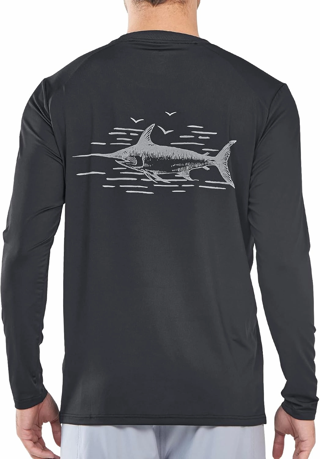 NORTHYARD Men's UPF 50  Sun Protection Shirts Long Sleeve Swim Beach Rash Guard UV Lightweight Quick Dry Fishing SPF T-Shirt