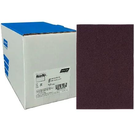 Norton Bear-Tex 747 Maroon Very Fine Non-Woven Hand Pads, 74700
