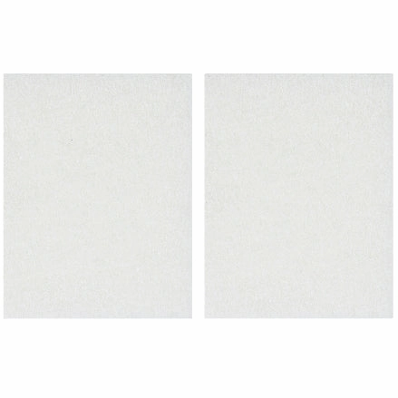Norton Bear-Tex 456 White Cleaning Non-Woven Perforated Hand Pads, 45600