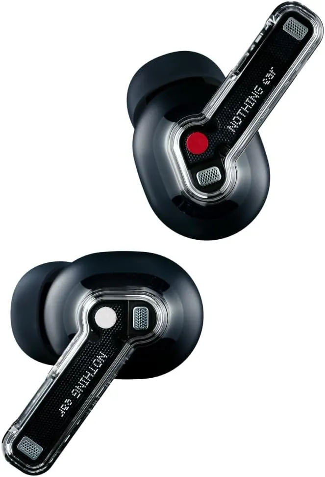 Nothing Ear Wireless Earbuds with ChatGPT Integration, Smart ANC, Hi-Res Audio with LDAC & LHDC, 11mm Dynamic Bass Boost, 40.5H Playtime, 6 Mics for Calls Headphones, Wireless Charging Black