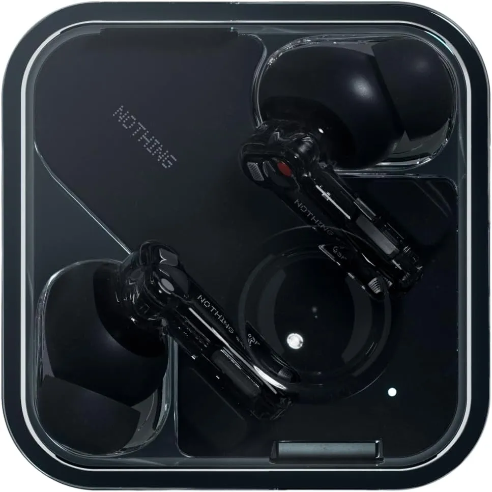 Nothing Ear Wireless Earbuds with ChatGPT Integration, Smart ANC, Hi-Res Audio with LDAC & LHDC, 11mm Dynamic Bass Boost, 40.5H Playtime, 6 Mics for Calls Headphones, Wireless Charging Black