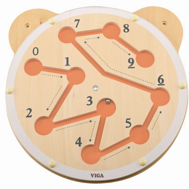 Number Maze Sensory Wall Activity Toy