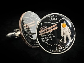 Ohio Quarter<br>Coin Cufflink