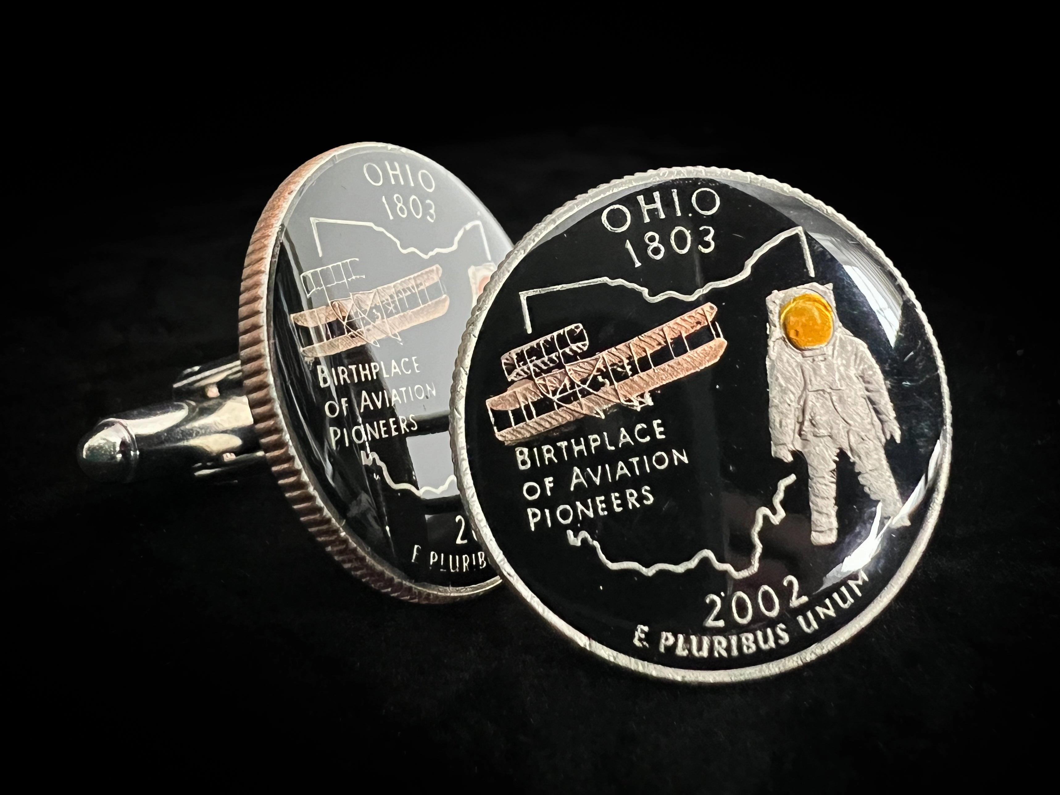 Ohio Quarter<br>Coin Cufflink