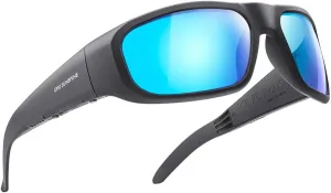 OhO Smart Glasses,Polarized Sunglasses with Bluetooth Speaker,Athletic/Outdoor UV Protection and Voice Control,Unisex(Mirror Blue Lens)