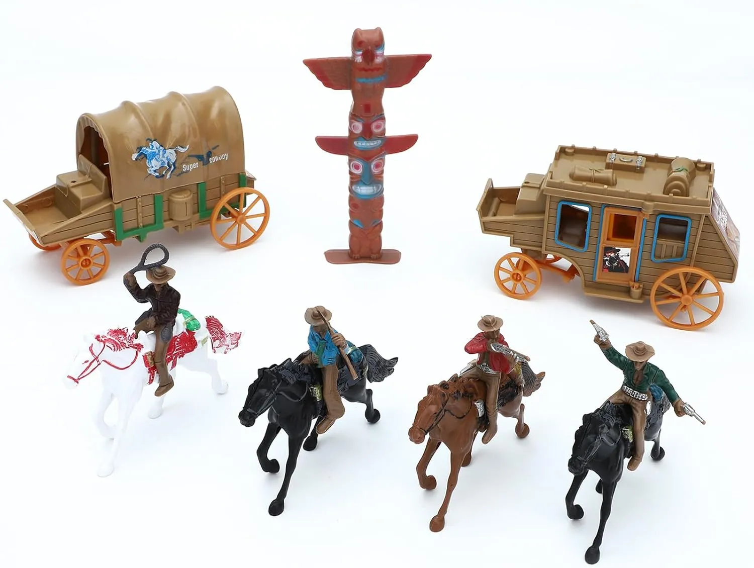 ONEST 57 Pieces Native American Figurines Indian Figurines Indians Historical Plastic Action Figures for Projects Decoration Birthday Gift Dollhouse Cake Toppers