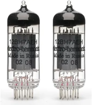 Pair of Electro-Harmonix 12BH7 EH Preamp Vacuum Tube