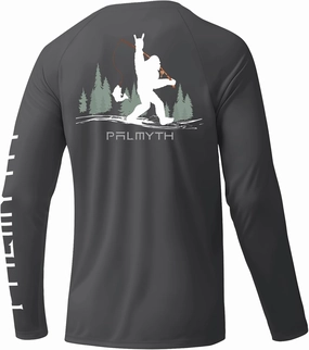 Palmyth Fishing Shirts for Men Long Sleeve UPF 50  Sun Protection UV T Shirt Tee