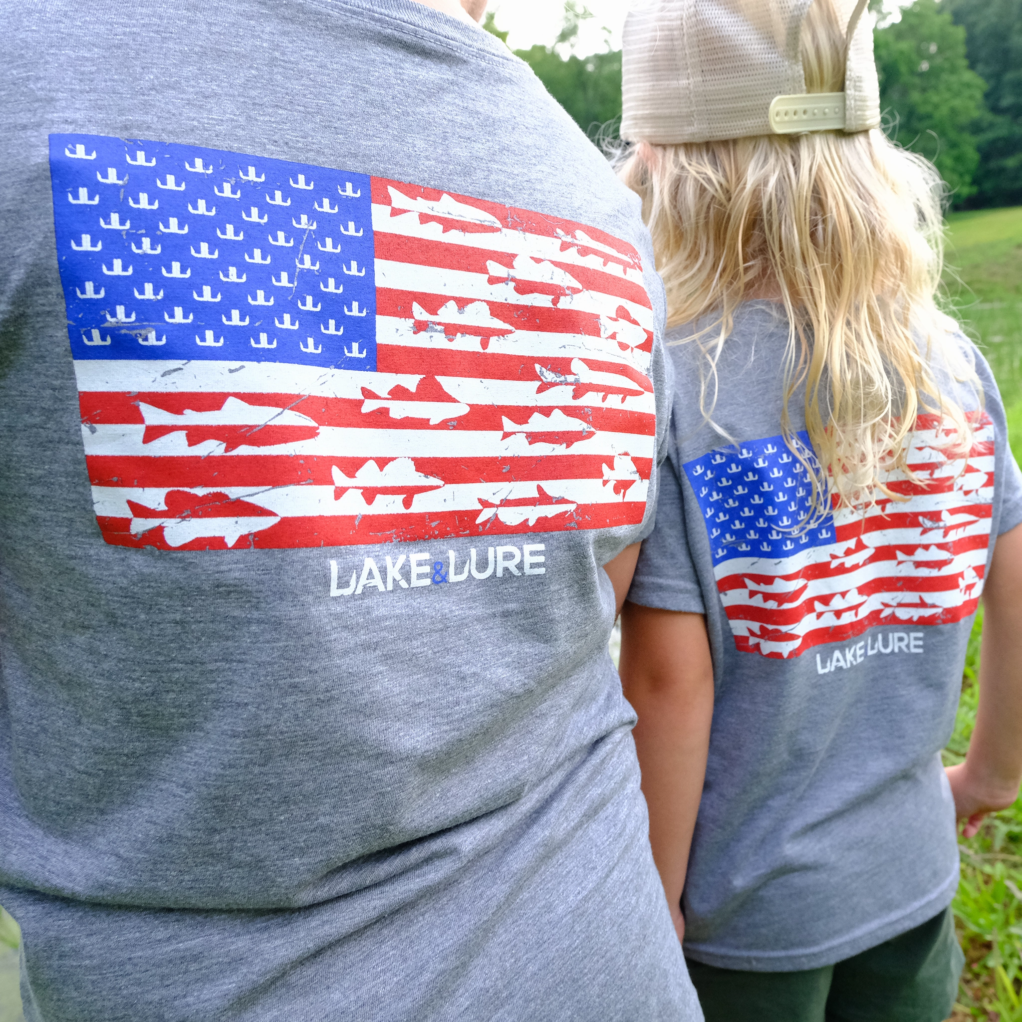 Patriot Fish Blend Tee - Kids