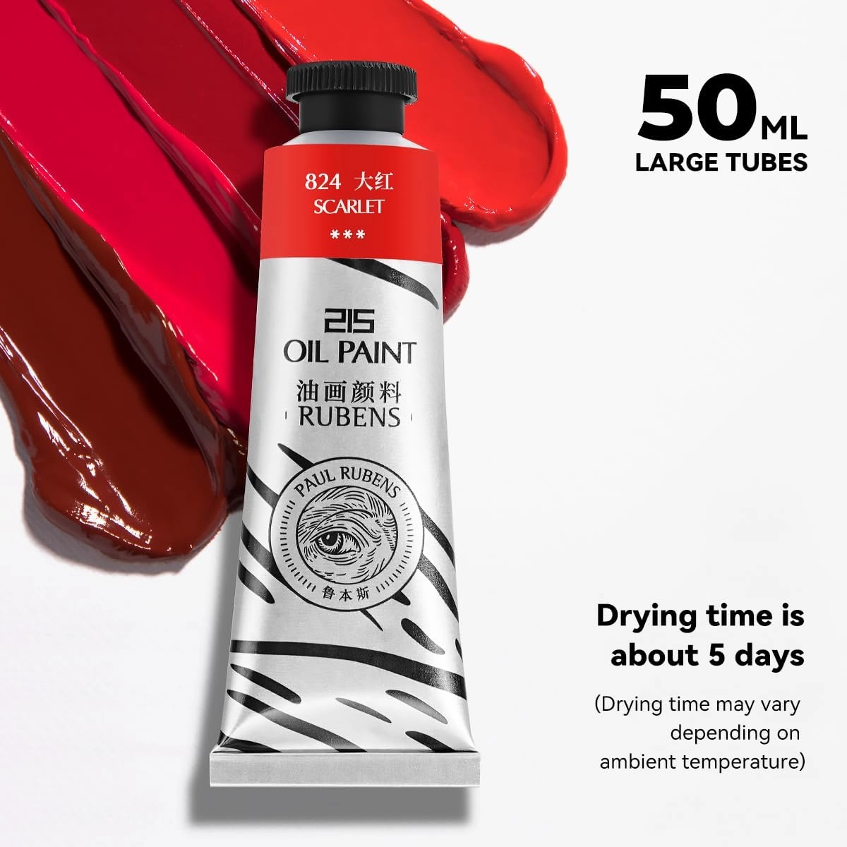 Paul Rubens Oil Paint, 20 Colors*50ml LargeTubes, Professional Oil Based Paint with High Saturation, Creamy Texture, and Consistency,Art Supplies for Artists, Students, Beginners-A Set