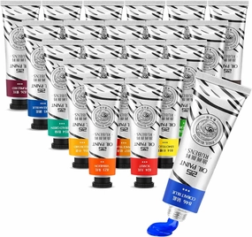 Paul Rubens Oil Paint, 20 Colors*50ml LargeTubes, Professional Oil Based Paint with High Saturation, Creamy Texture, and Consistency,Art Supplies for Artists, Students, Beginners-A Set