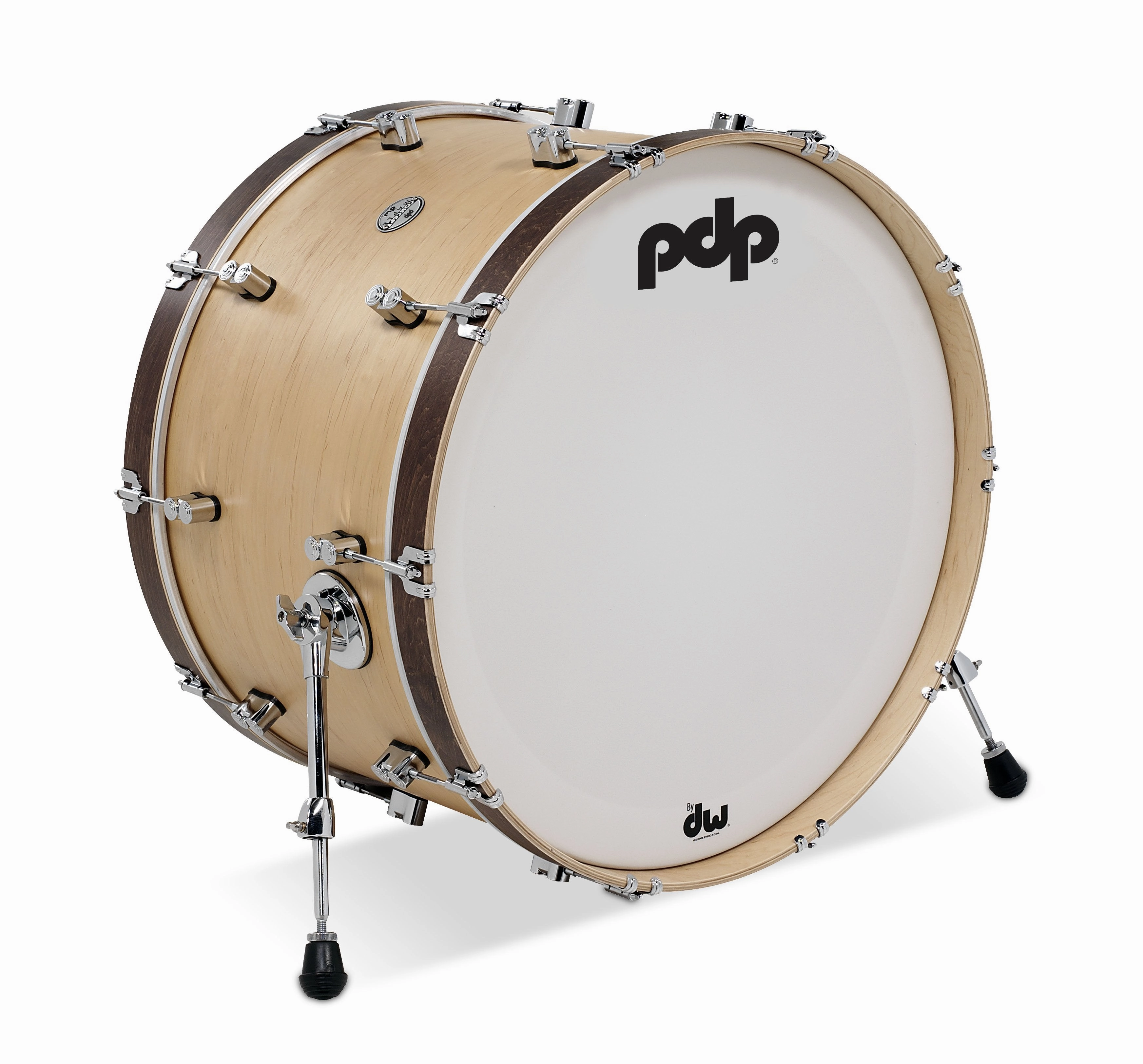 PDCC1424KKNT - CONCEPT CLASSIC 14x24 BASS DRUM  NATURAL/WALNUT