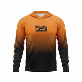 Pelagic Fishing Hooded UPF50  Long Sleeve Shirt