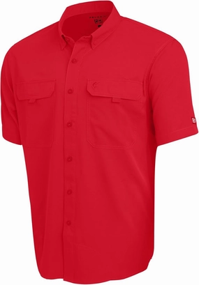 PELAGIC Men's Keys Guide Fishing Shirt, Short Sleeve, UPF 50  Protection, Ventilated and Lightweight