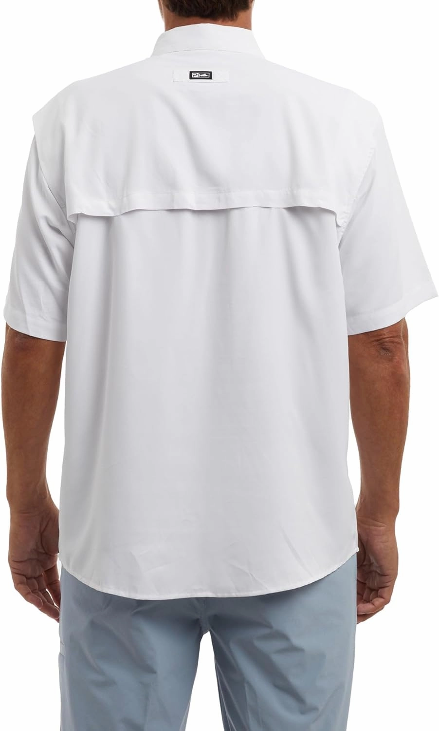 PELAGIC Men's Keys Guide Fishing Shirt, Short Sleeve, UPF 50  Protection, Ventilated and Lightweight