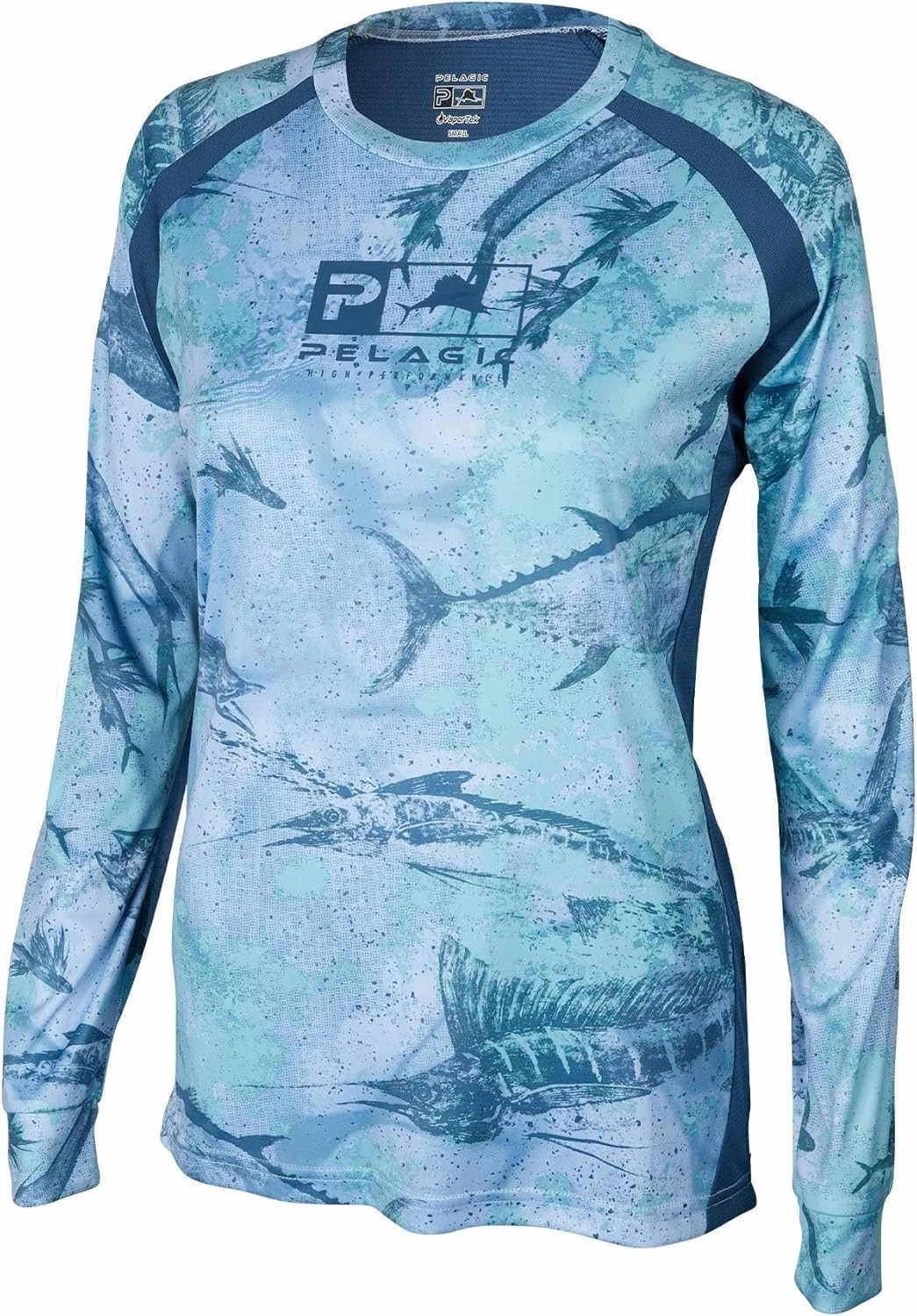 PELAGIC Women's Vaportek Fishing Shirt, Long Sleeve, UPF 50  Protection, Ventilated and Lightweight