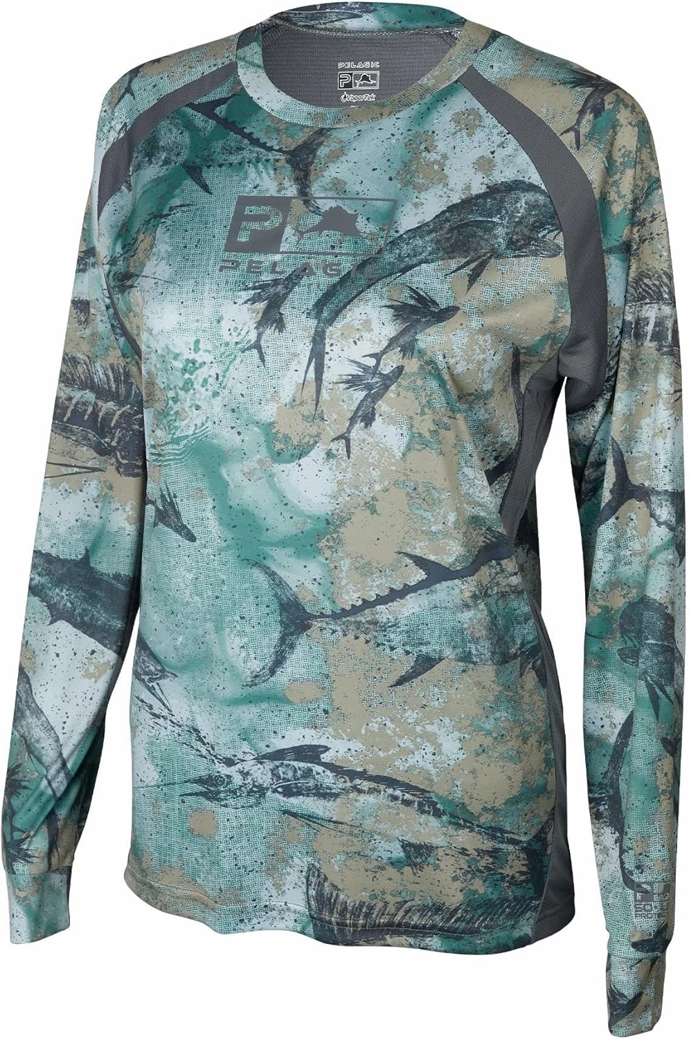 PELAGIC Women's Vaportek Fishing Shirt, Long Sleeve, UPF 50  Protection, Ventilated and Lightweight