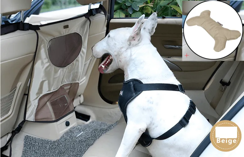 Pet Guard Car Rear Seat Safety Barrier by Dog Hugs Cat