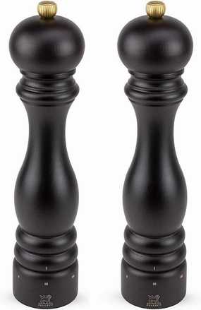 Peugeot Paris U Select Salt And Pepper Mill 10 3/4" Each One Set, Chocolate