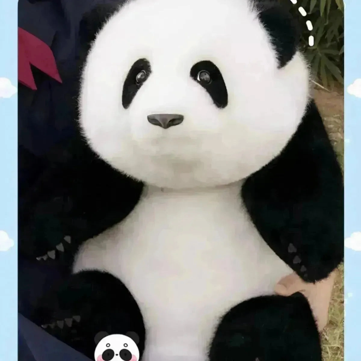 Plush Lifelike Panda Electric Heating Bag