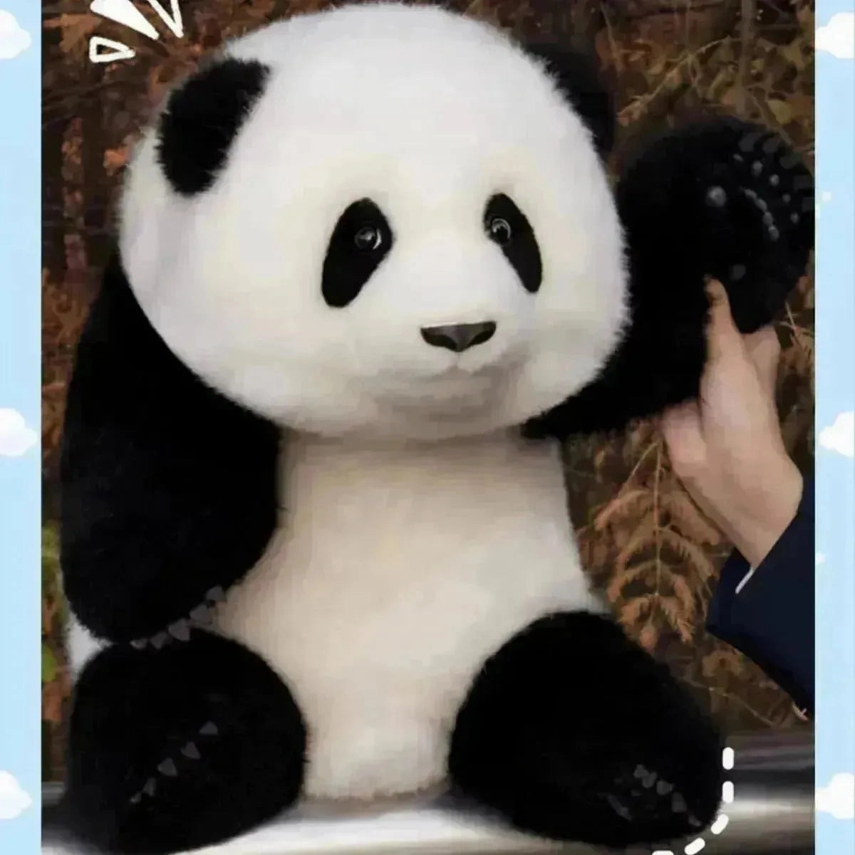 Plush Lifelike Panda Electric Heating Bag