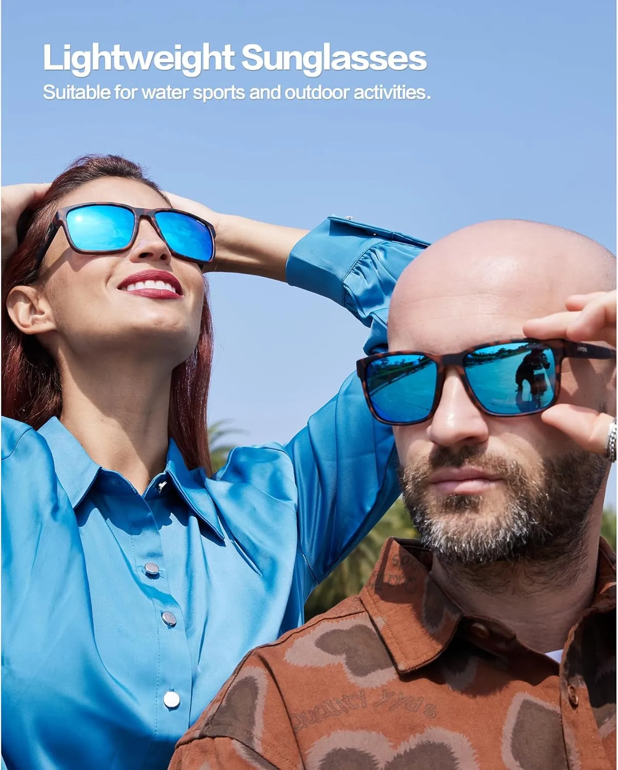 Polarized Fishing Sunglasses for Men Women Kayaking Surfing Driving Lightweight Sports Sun Glasses UV Protection