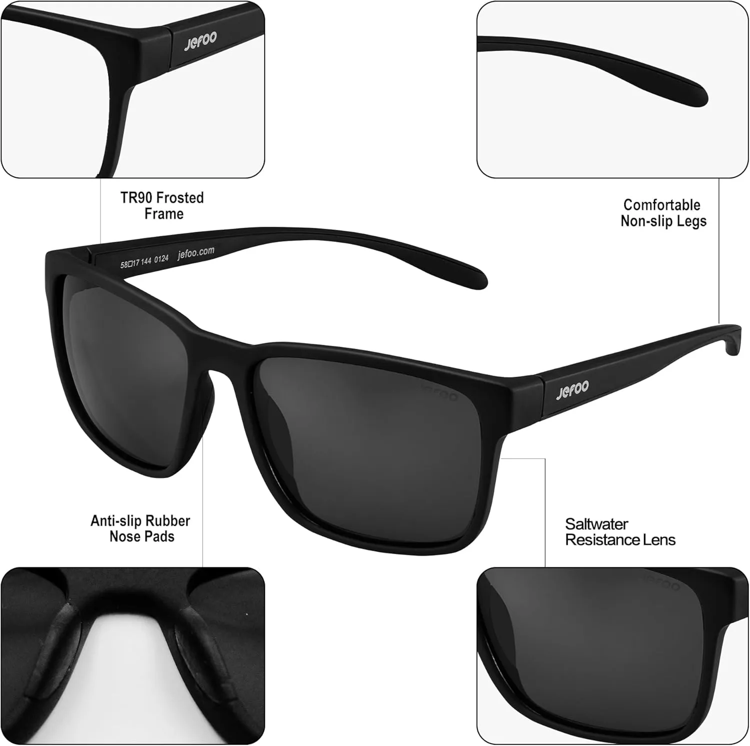 Polarized Fishing Sunglasses for Men Women Kayaking Surfing Driving Lightweight Sports Sun Glasses UV Protection