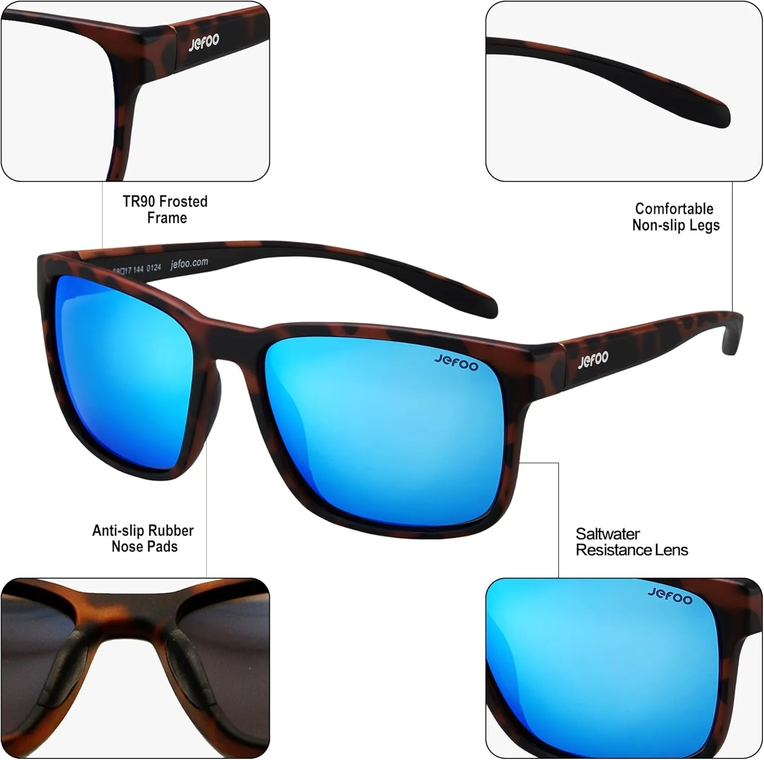 Polarized Fishing Sunglasses for Men Women Kayaking Surfing Driving Lightweight Sports Sun Glasses UV Protection