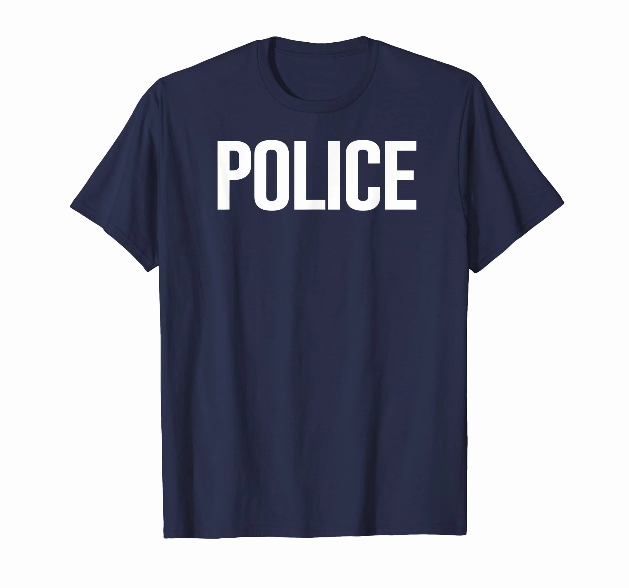 Police Costume Shirt for Kids, Policeman Uniform T-Shirt