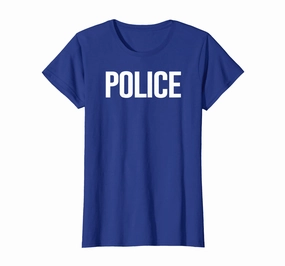 Police Costume Shirt for Kids, Policeman Uniform T-Shirt